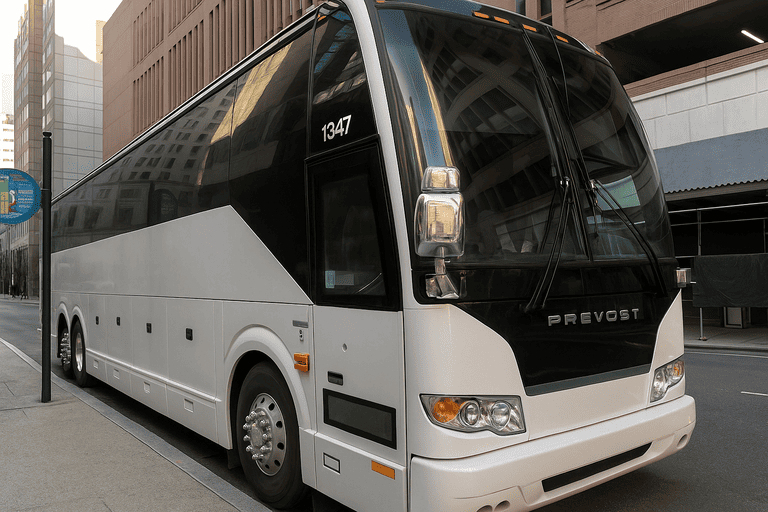 a Sayreville Charter Bus coach bus