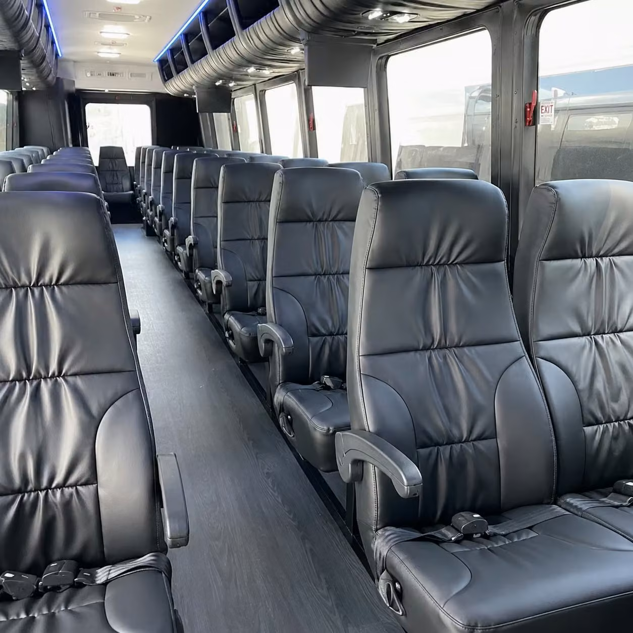25 passenger minibus interior