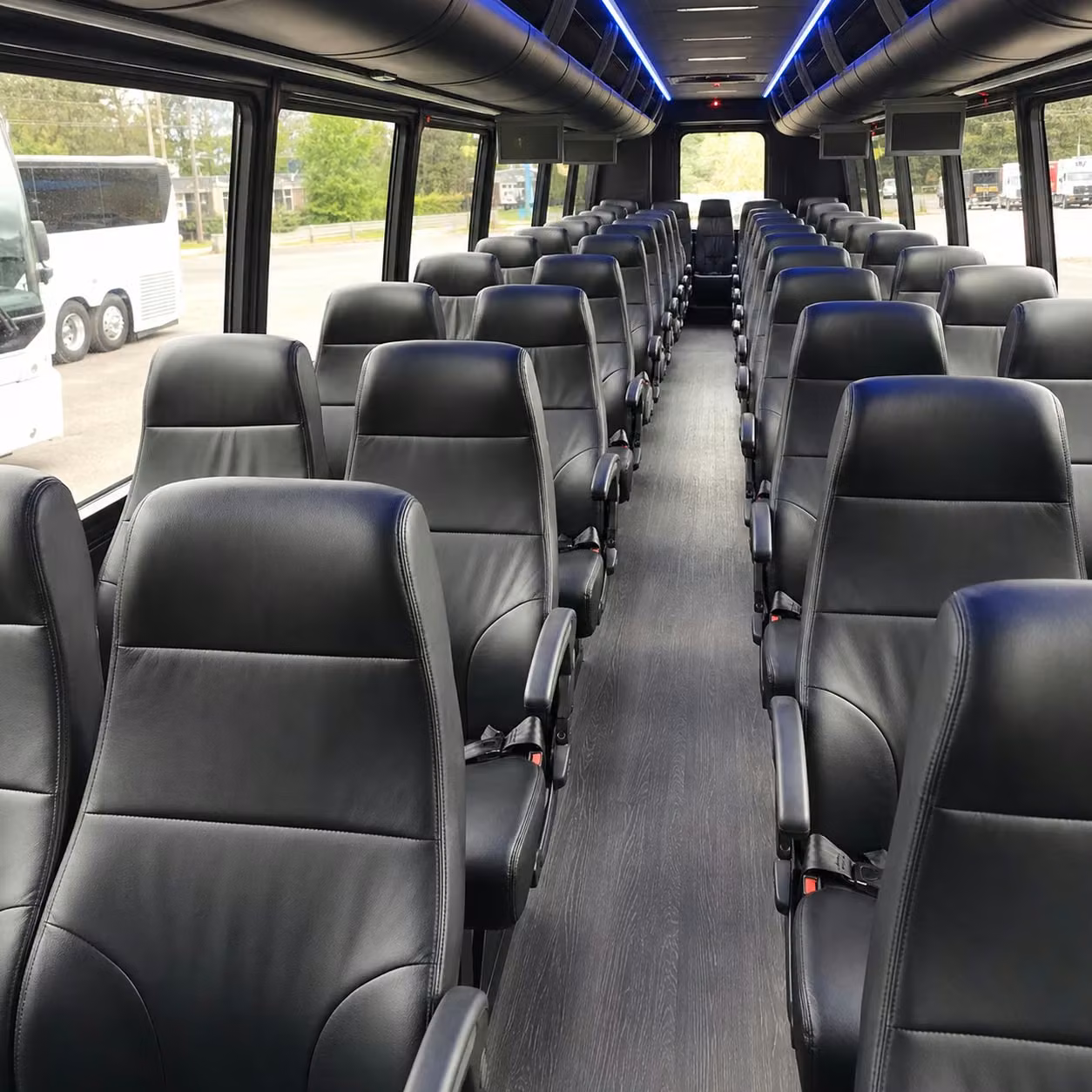 28 passenger minibus interior
