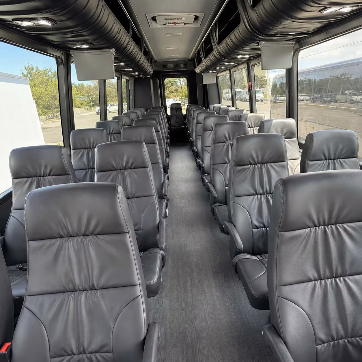 30 passenger minibus inside