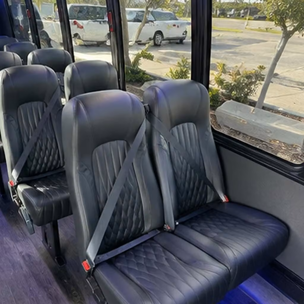 35 passenger minibus inside