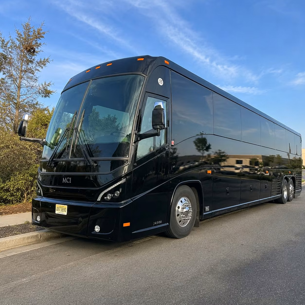 sayreville charter bus rental exterior